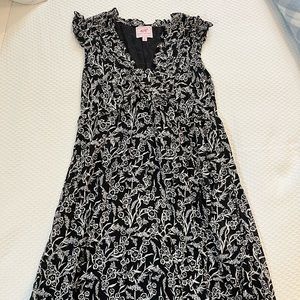 Banjanan black and white Constance dress. Maxi. Pockets. Size L.